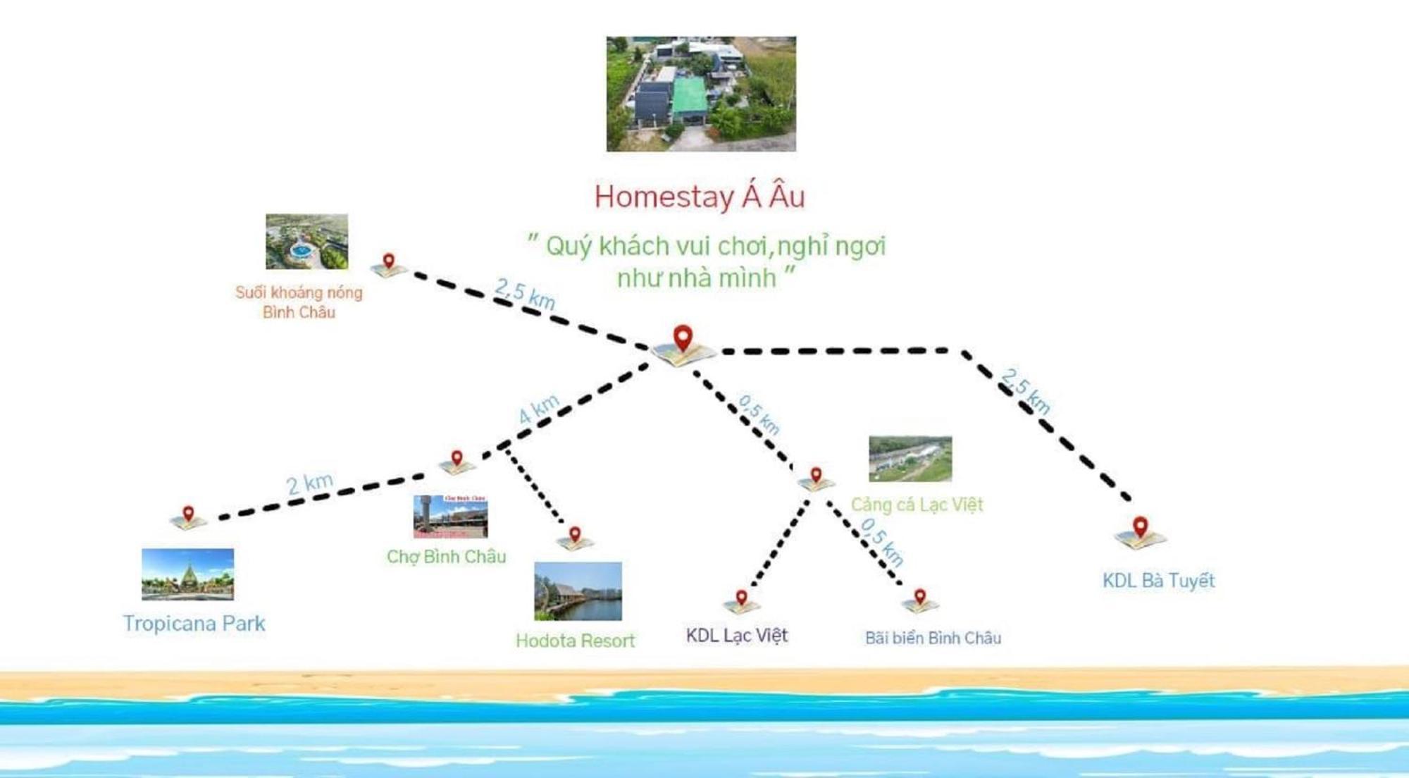 Homestay A Au Family บินห์เชา ภายนอก รูปภาพ